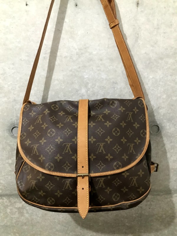 LOUIS VUITTON ソミュール35 モノグラム ハンドバッグ