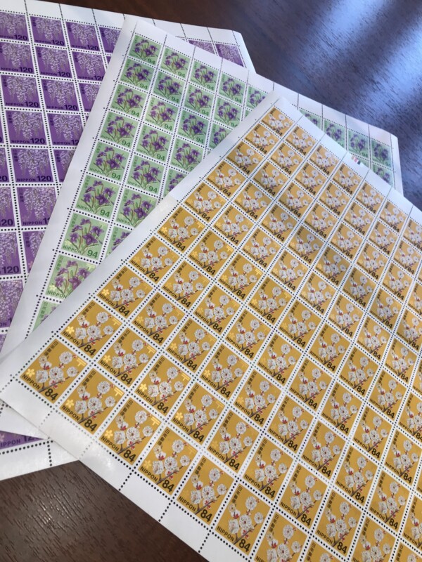 切手１００枚シート
