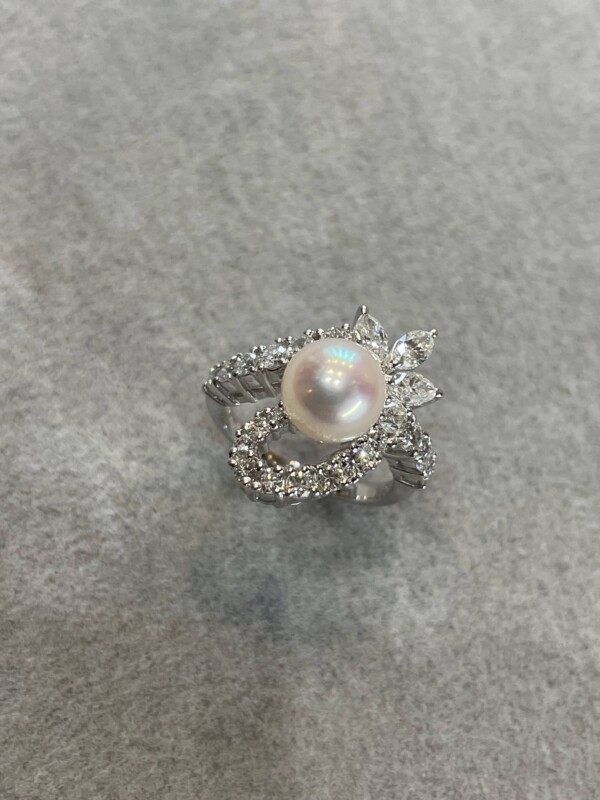 TASAKI　真珠とダイヤモンドのリング
