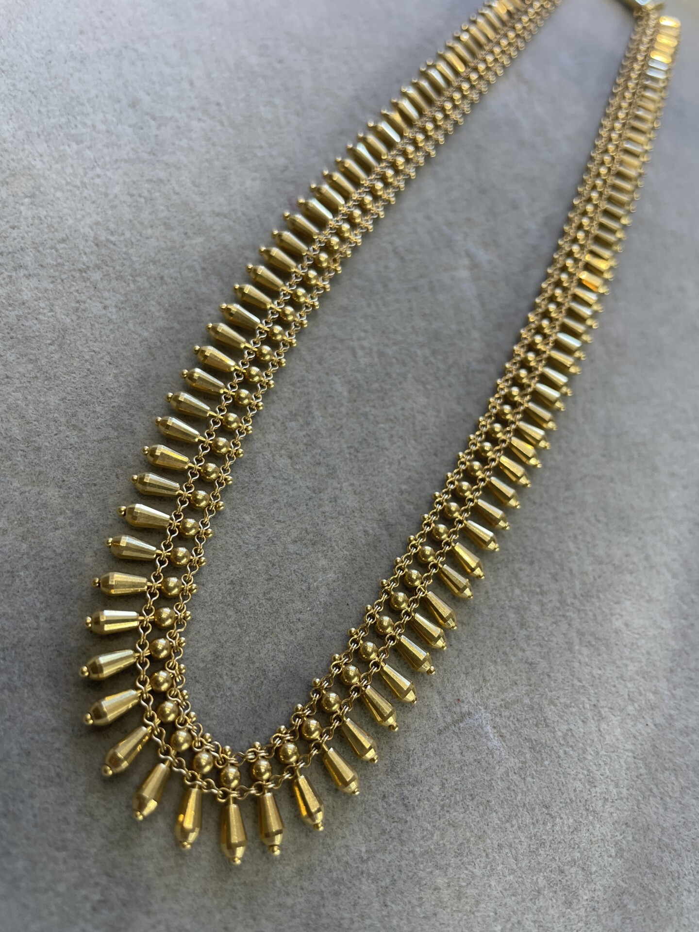 18k gold designer necklace