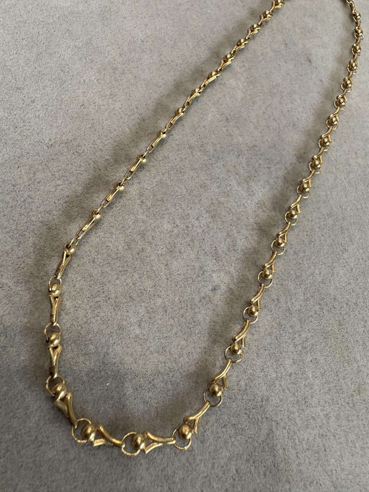 昔良く販売されていた750刻印　18金のイタリアンジュエリー　ﾈｯｸﾚｽ