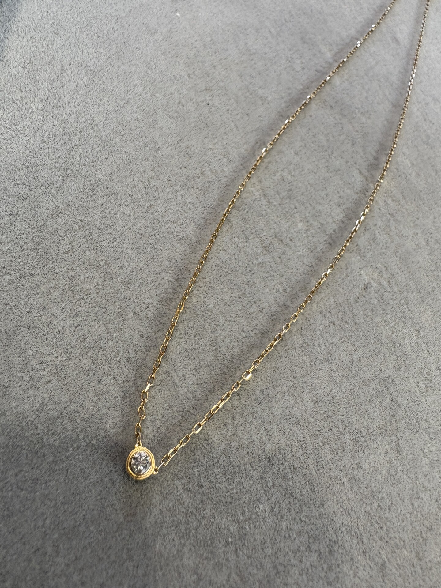 カルティエ ダムールネックレスSM 750ピンクゴールド