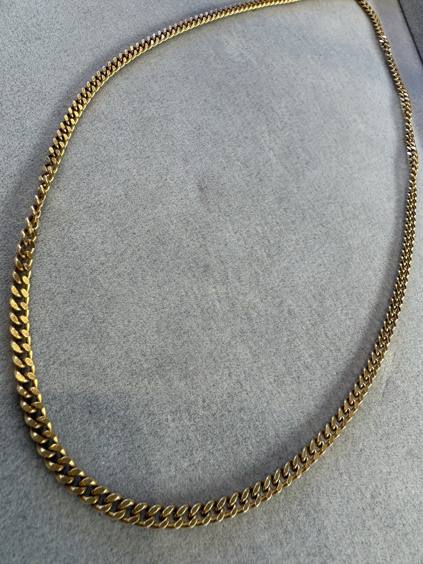 50gの２面キヘイのネックレス