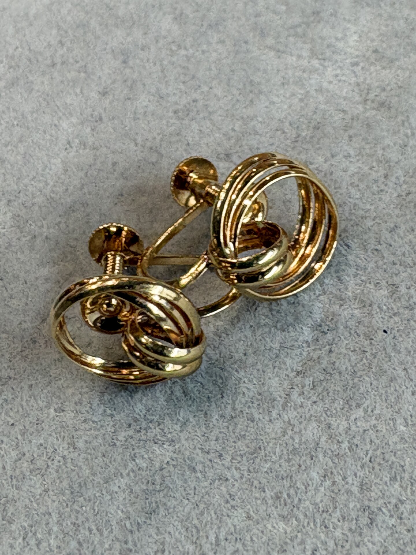 18-karat gold earrings