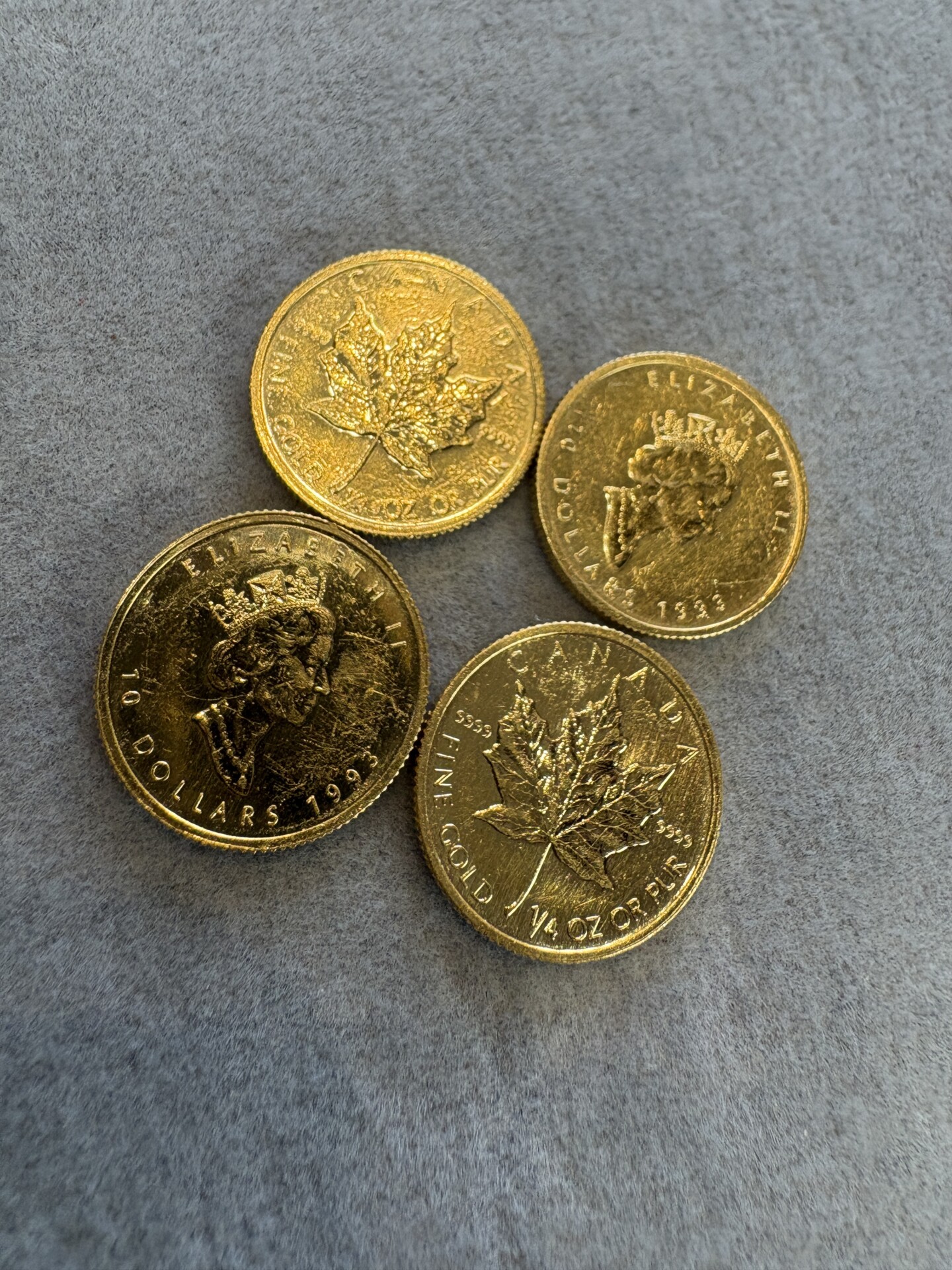金としての資産かつが高い純金の海外製金貨