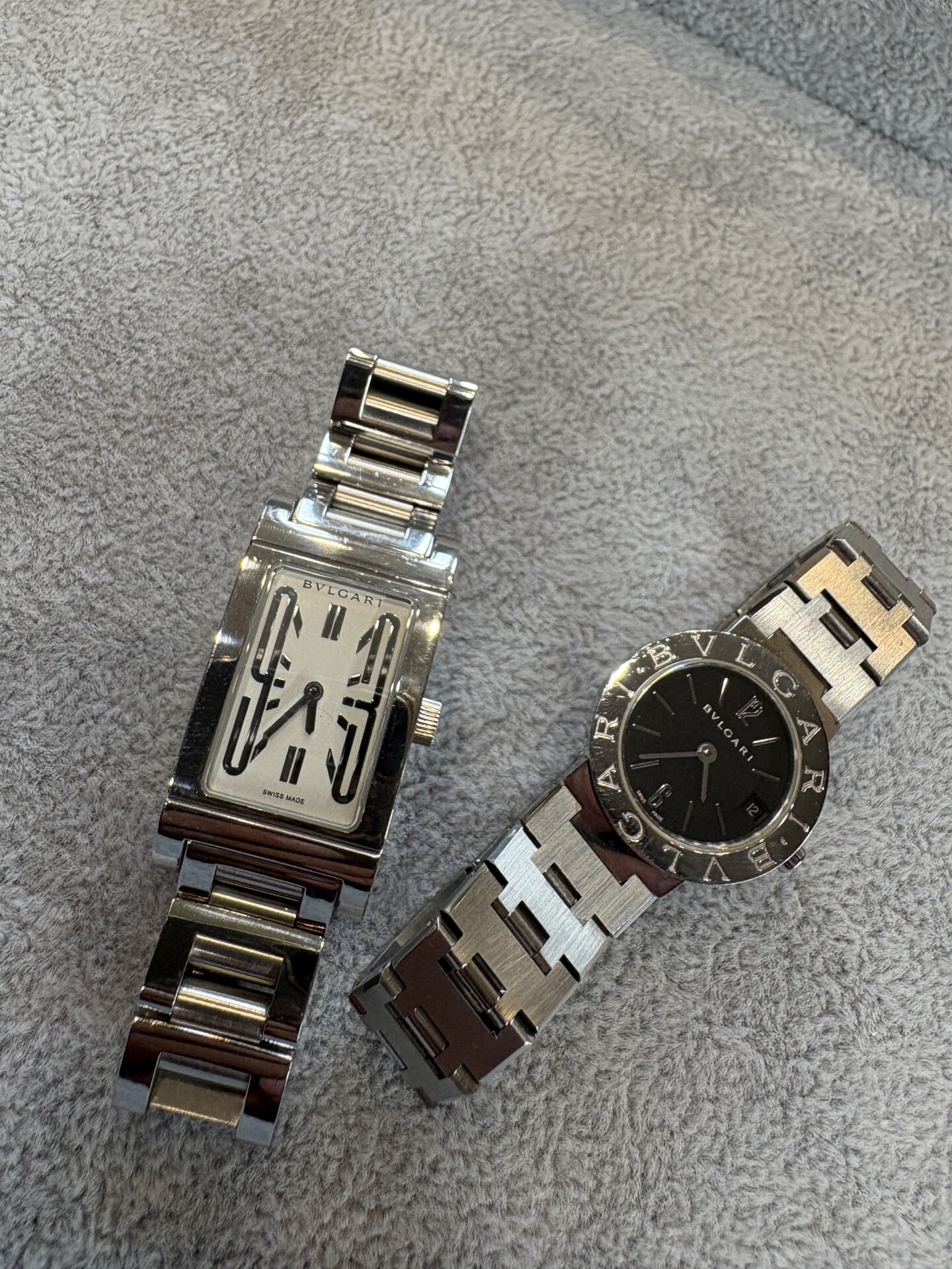 ブルガリブルガリとレッタンゴロのブルガリの腕時計